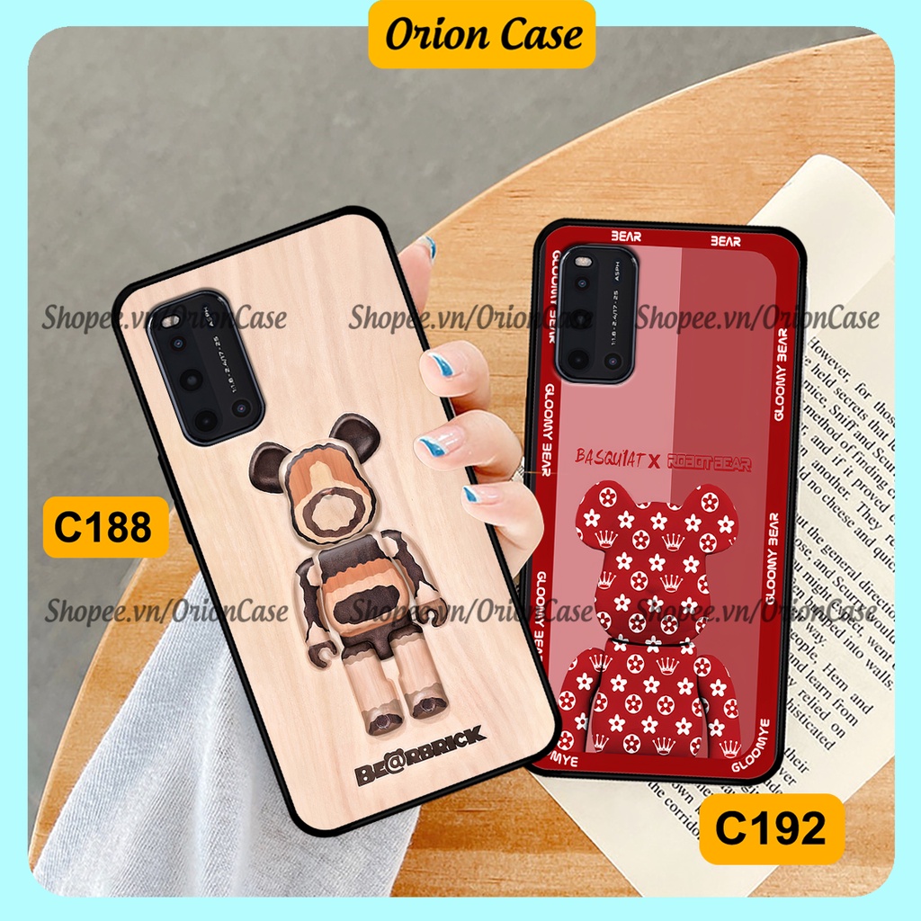 Ốp lưng Vivo V19 in hình bearbrick 3D thời trang, cá tính. ốp chống sốc, bền đẹp