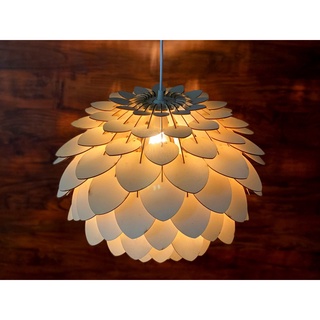 Đèn gỗ trang trí thả trần, decor nội thất,cafe, nhà hàng ,bar ,khách sạn hình hoa sen tròn GD0741