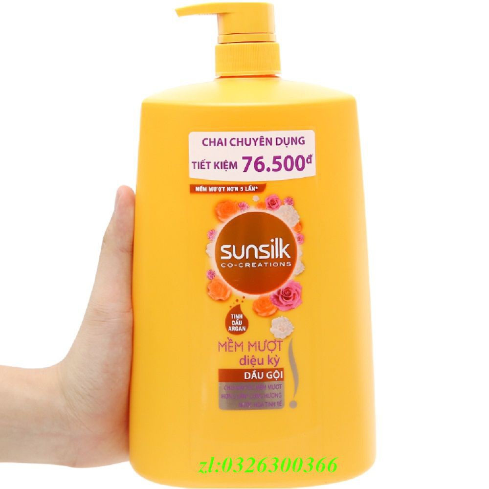 Dầu Gội Đầu 1.400G Sunsilk Mềm Mượt Diệu Kỳ, Chính Hãng.