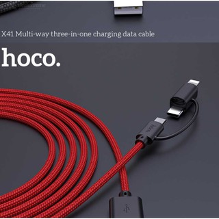 CÁP SẠC 3IN1 HOCO X41