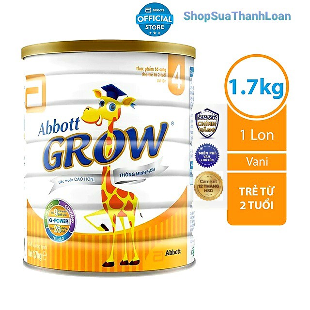 [HSD T10-2024] Sữa bột Abbott Grow 4 (1.7kg)