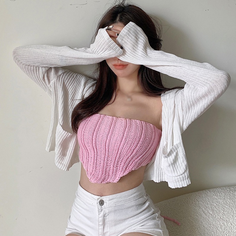 Áo Croptop Sát Nách Thiết Kế Hở Lưng Quyến Rũ | BigBuy360 - bigbuy360.vn