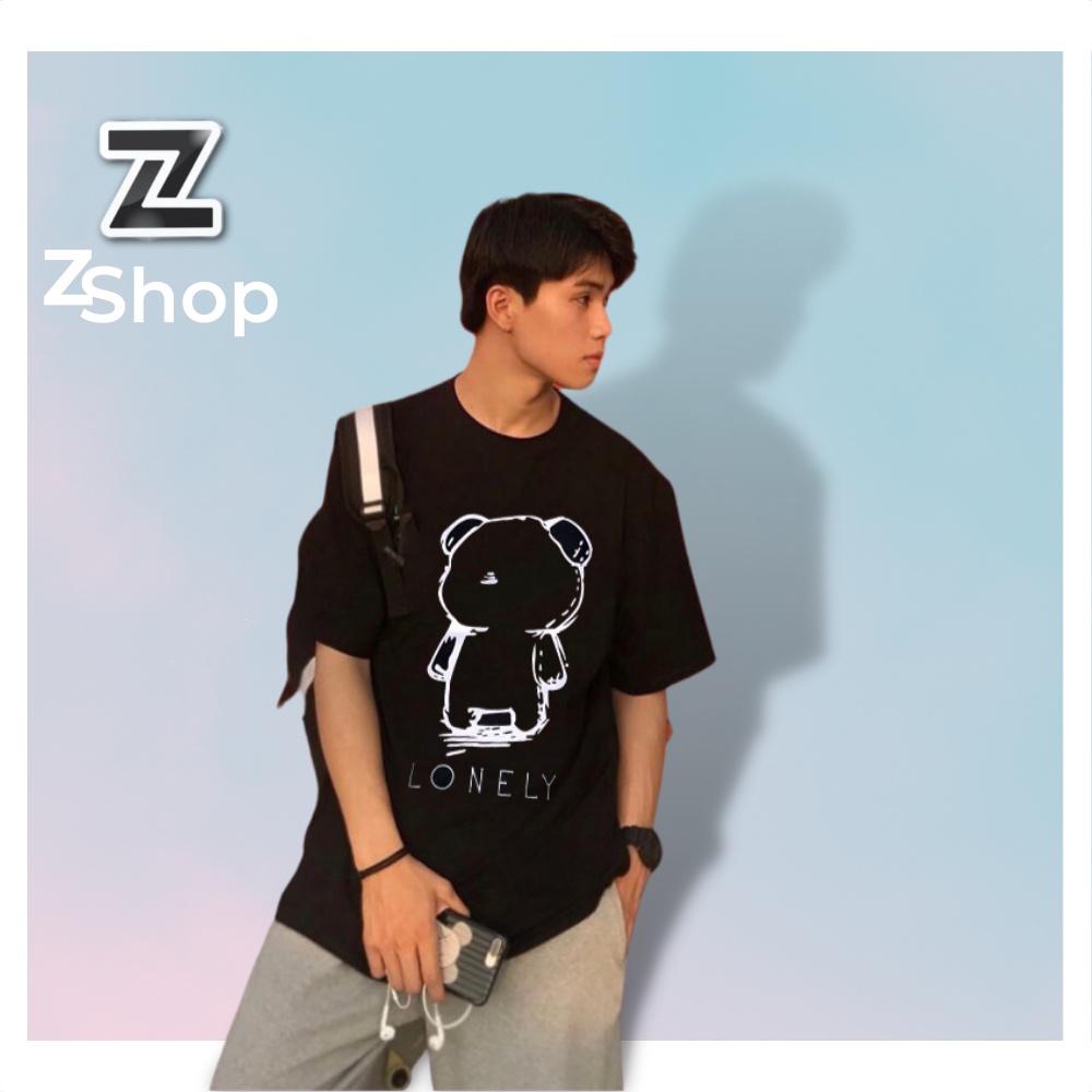 Áo Thun Cặp Đôi ZSHOP Cotton Cao Cấp CHUẨN LOCAL BRAND Unisex Nam Nữ Phông Rộng Hình In Nhiệt 100% Đ
