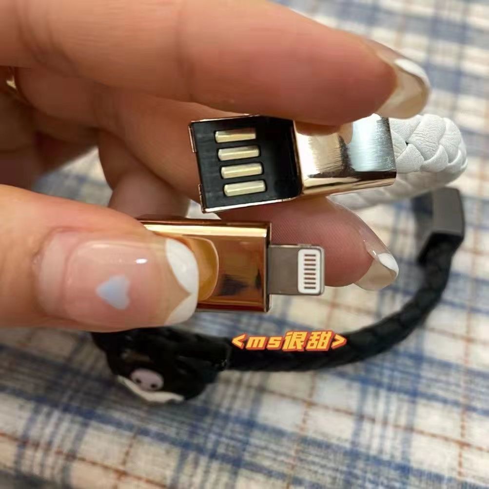 Tik Tok Vòng Tay Sạc Điện Thoại Truyền Dữ Liệu Hình Chú Chó Cinnamon Kuromi Phong Cách Mới Sáng Tạo Làm Quà Tặng Cho Cặp Đôi2647540298My | BigBuy360 - bigbuy360.vn