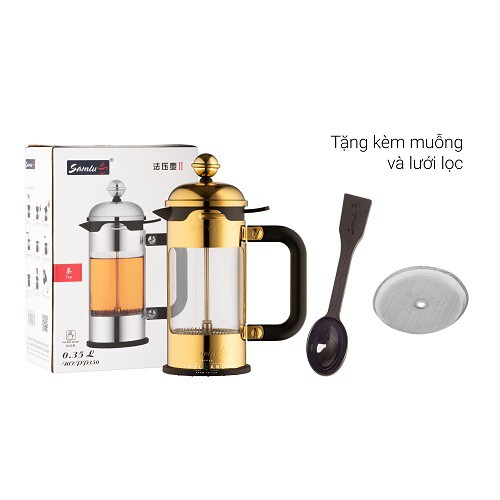 [Mã LIFEHOT1505 giảm 10% đơn 99K] Bình French press pha cà phê , trà Samlu