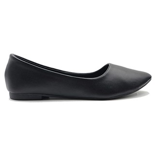 Giày búp bê nữ black basic thời trang