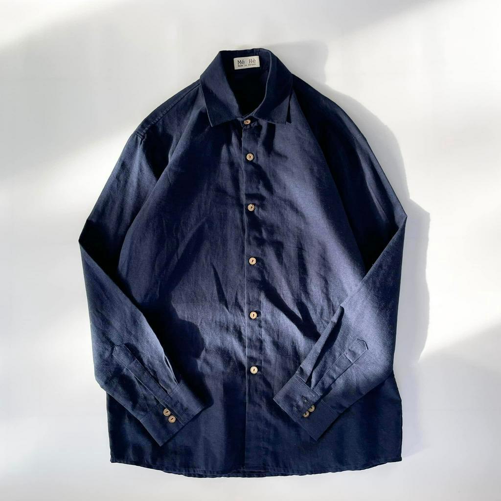 Đặt may MEN SHIRT - Áo sơ mi linen tưng premium washed - Mé Hè