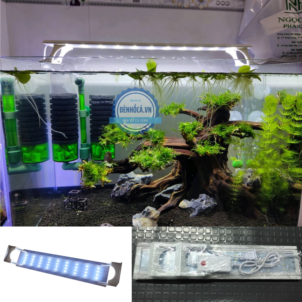 Đèn bể cá thủy sinh led full sáng trắng