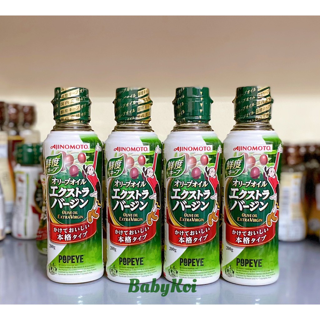 Dầu Olive Extra Virgin Ajinomoto Nhật nguyên chất cho bé ăn dặm (date 2022)