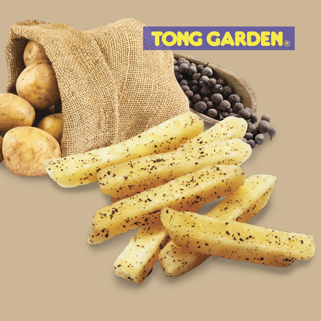 Tong Garden - Khoai tây chiên vị tiêu đen 40g