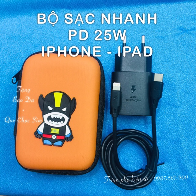 Bộ Sạc Nhanh PD 25W Iphone, Ipad Chính Hãng