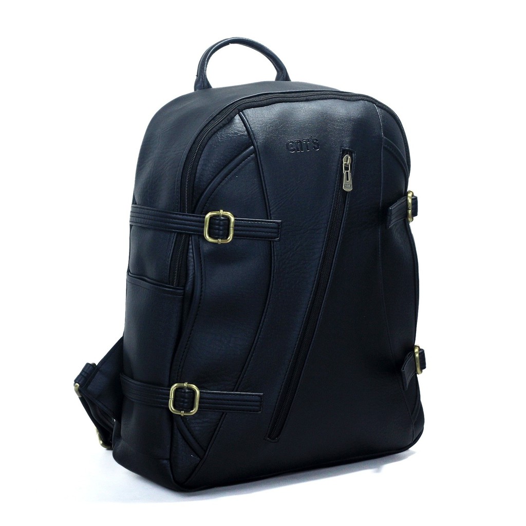 Balo da năng CNT BL42 unisex sành điệu Đen