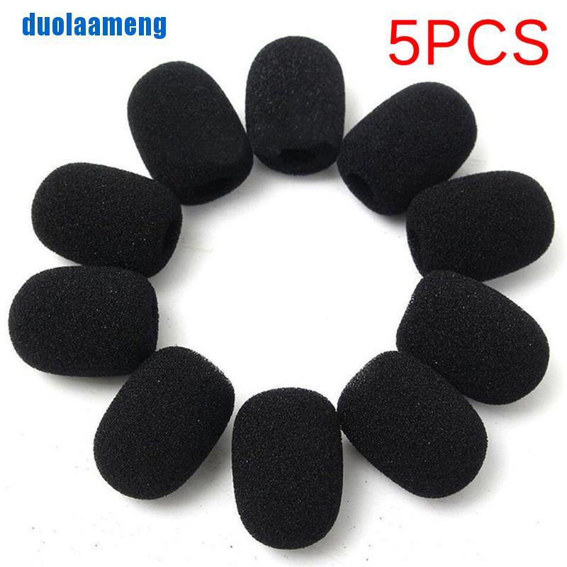 VN Set 5 Bông Mút Bọc Đầu Micro Màu Đen