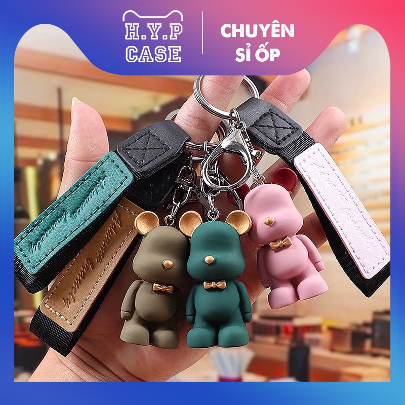 Ốp Lưng Iphone BEARBRICK Bóng Nổi 3D Viền Si Chống Bẩn Cạnh Vuông (02) | BigBuy360 - bigbuy360.vn