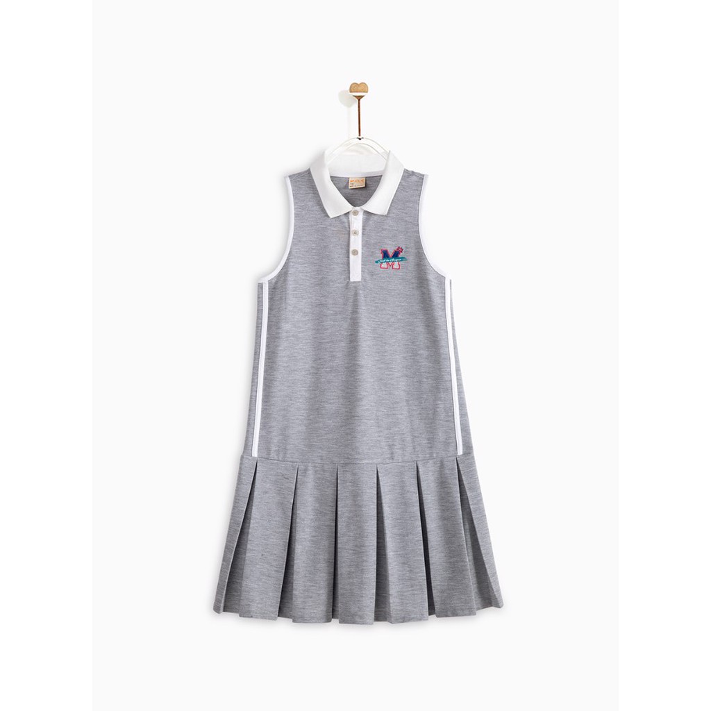 Đầm Bé Gái M.D.K Emboridered sleeveless polo dress M.D.K - xinh xắn, năng động