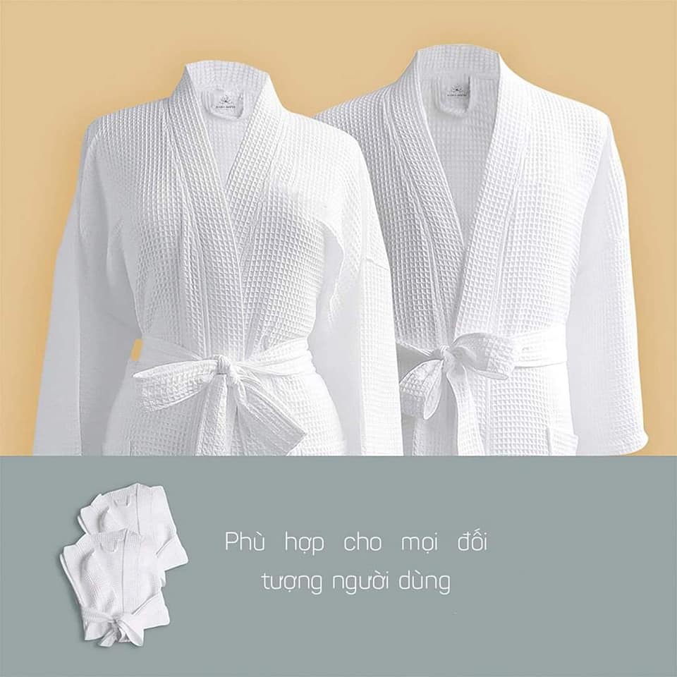 Áo Choàng Tắm, Áo Choàng Ngủ Hàng Cao Cấp 100% Cotton Dùng Trong Khách Sạn, Nhà Nghỉ, Spa, Đi Biển, Đi Ngủ | BigBuy360 - bigbuy360.vn