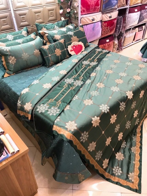 Chăn ga gấm lụa 10 món cao cấp