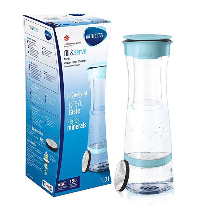 Bình lọc nước BRITA Mind 1,3l (có sẵn 1 đĩa lọc Microdisc)