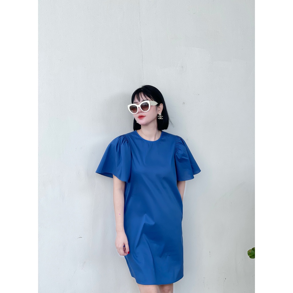LIIN - Đầm Suông Nữ Trơn Tay Điệu Ruffle Sleeves Dress V00583 | BigBuy360 - bigbuy360.vn