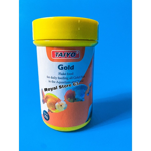 Gold Taiyo (25gram) thức ăn cho Cá Ranchu (Dạng Lá)