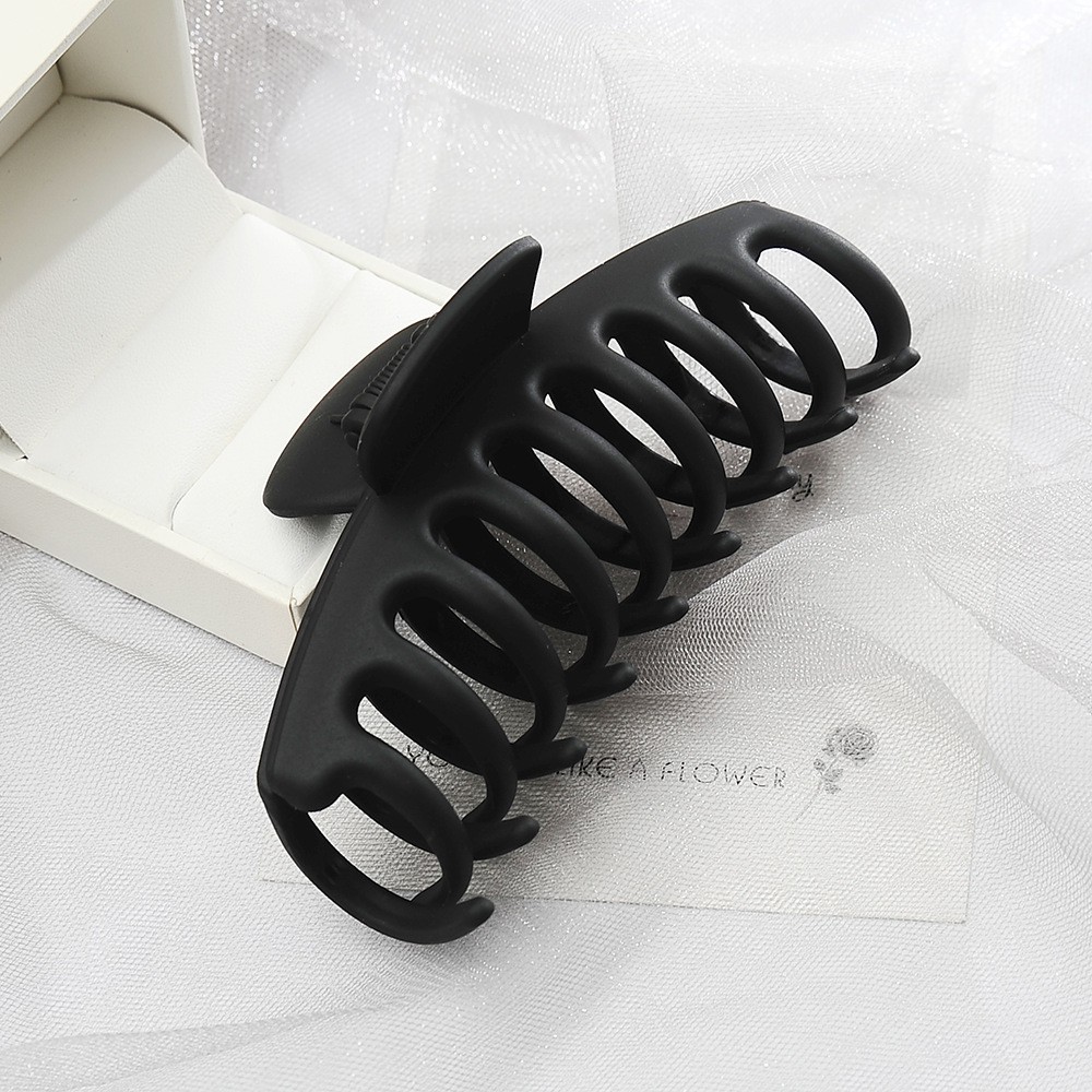 Kẹp tóc màu trơn nhám thời trang Hàn Quốc