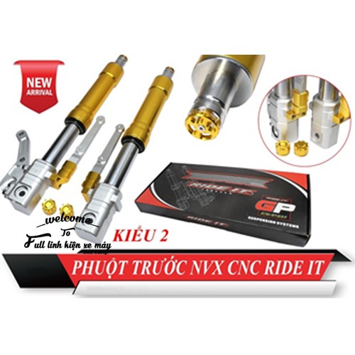 phuột trước NVX CNC RIDE IT kiểu 2