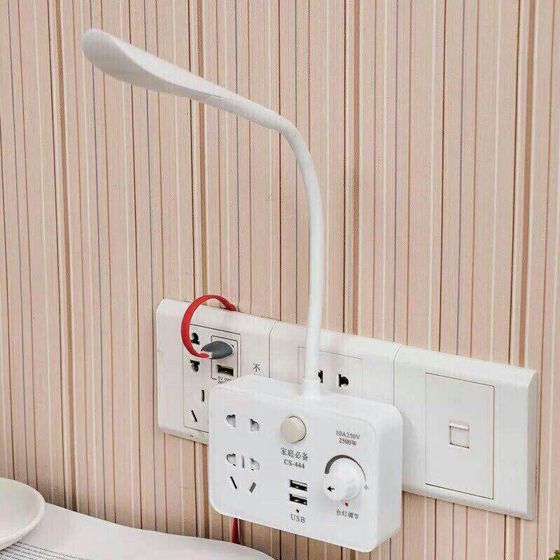 Ổ điện đa năng kiêm đèn ngủ cảm ứng có triết áp