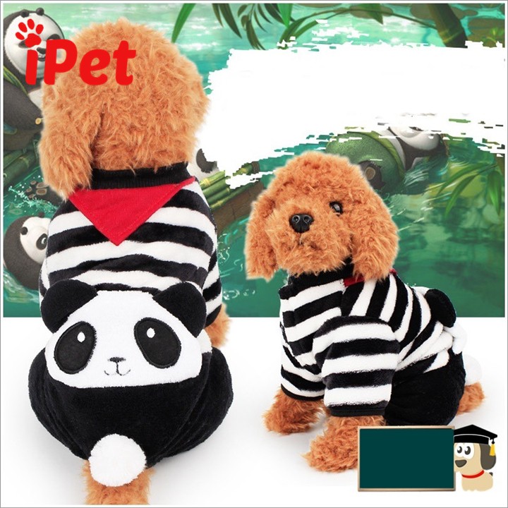 Bộ Quần Áo Chó Mèo Gấu Panda - iPet Shop