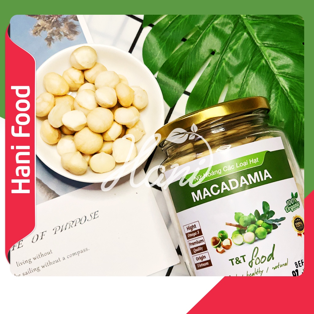 Nhân Maca Sấy Chín Sạch Thơm Giòn Béo 500g, Nữ Hoàng Các Loại Hạt Dak Lak ⛳ Dinh dưỡng HANI FOOD