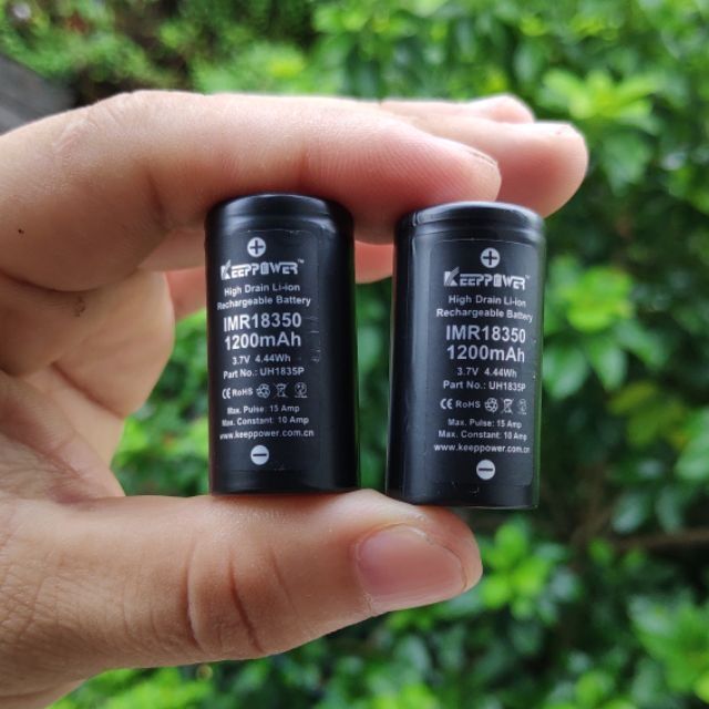 Pin sạc 18350 keeppower