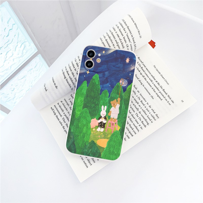 ỐP LƯNG IPHONE  Thỏ Gấu tìm Sao ốp iphone 12 pro/13pro/13promax/7/7+/8/8+/X/XS/XSM/11/11PMROMAX tr277
