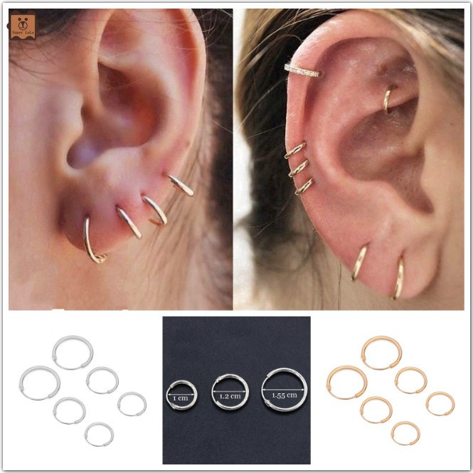 Cod In Stock New Hoa tai kiểu dáng đơn giản phong cách Hàn Quốc cho nữ