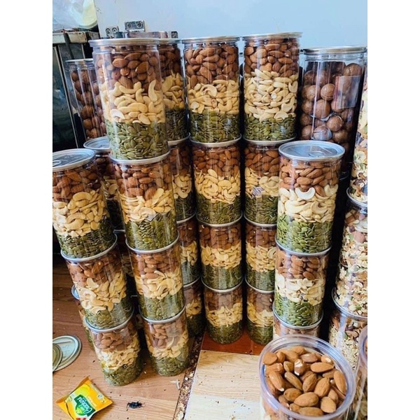 hạt mix   500g làm kẹo noughat hàng như hình có sẵn