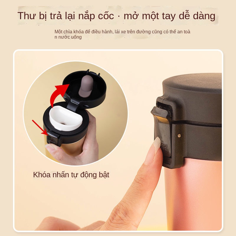 Cốc chân không gốm nam và nữ nước cầm tay cà phê trà văn phòng lót xe tiện dụng