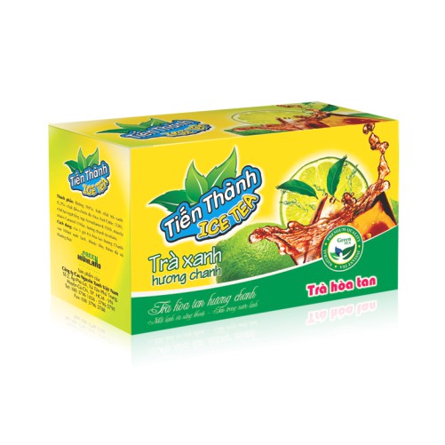 Trà Hòa Tan Tiến Thành 9 Vị 240g (24 gói x10g) Đào, Dâu, Cam, Bí Đao, Chanh, Me, Dứa Sữa, Khoai Môn, Ổi Hồng