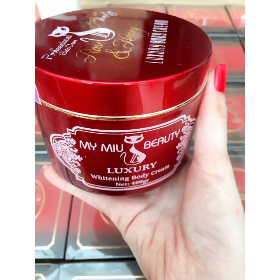 KEM DƯỠNG TRẮNG DA LUXURY DÀNH CHO BODY MY MIU BEAUTY (TẶNG 1 LOTION DƯỠNG CĂNG MỊN DA)