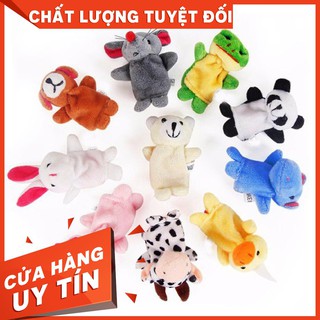 [Siêu Rẻ] Set 10 Thú xỏ ngón tay kể chuyện cho bé