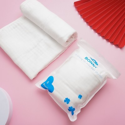 [4 lớp Tre Trắng 90x90cm] Khăn Tắm Sợi Tre 4 Lớp Bonny Mềm Và Thấm Hút Cho Bé