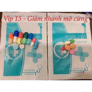 Giảm cân Vip 15 YANHEE (15v/ ngày) - Giảm Bay MỠ 1 tháng