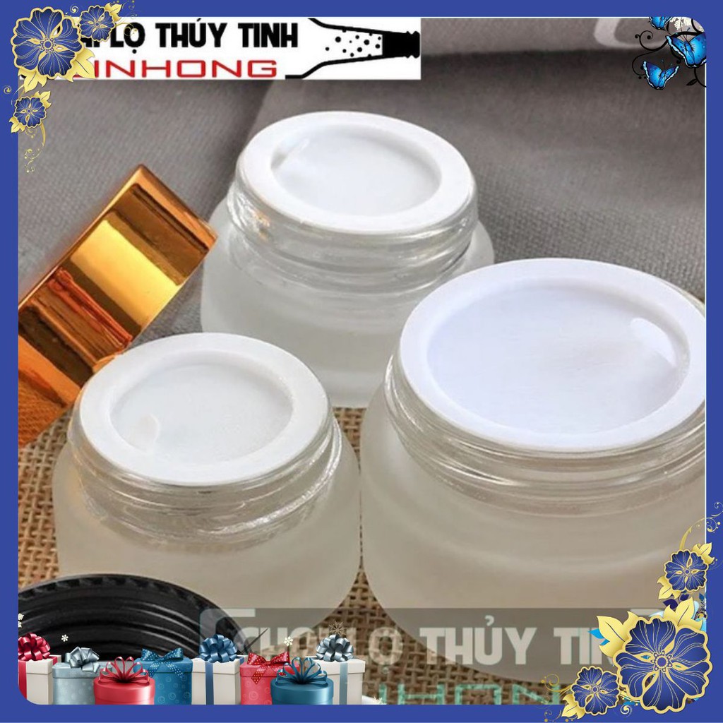 Hũ thủy tinh đựng mỹ phẩm 15gram