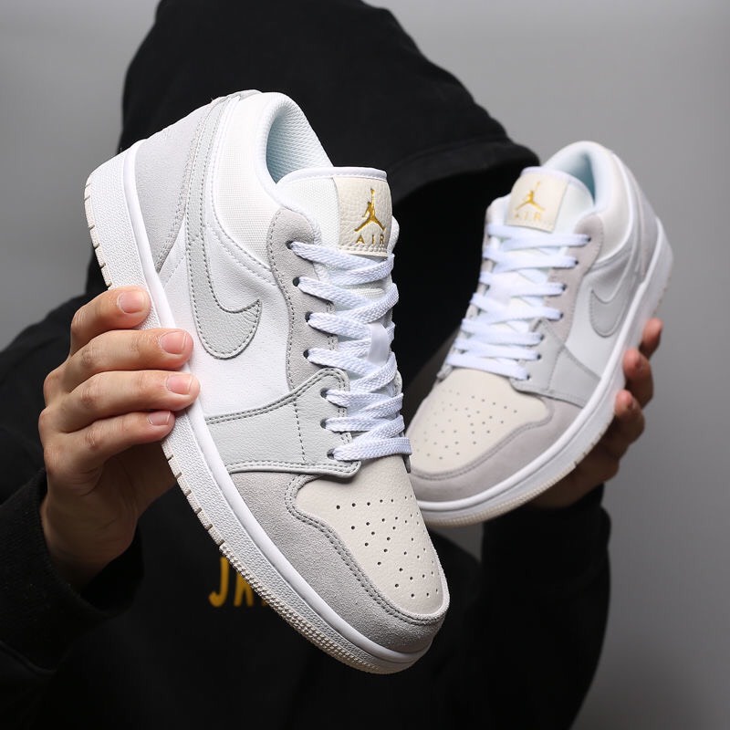 Giày sneaker JORDAN 1 PARIS xám xanh thấp cổ Hot trend nam nữ, Giày thể thao JD1 xám xanh dùng đi học,tập gym,chạy bộ