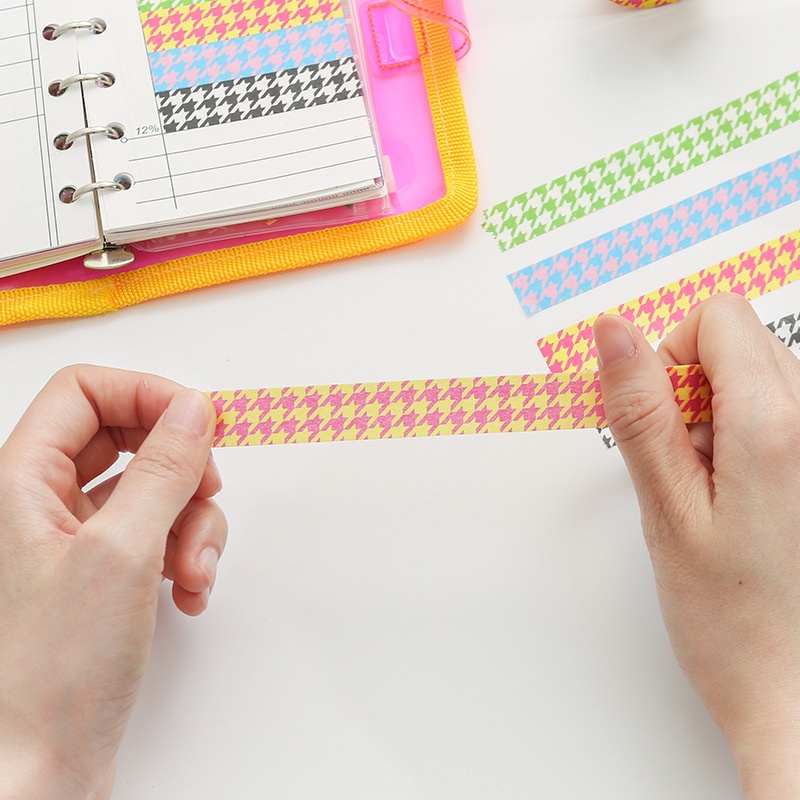 1 Cuộn Băng Keo Nhiều Màu Sắc Xinh Xắn