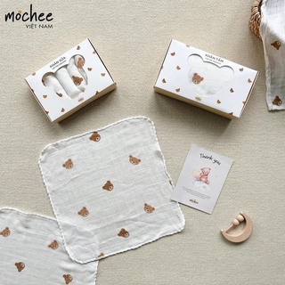 Khăn sữa xô organic Mochee cho bé