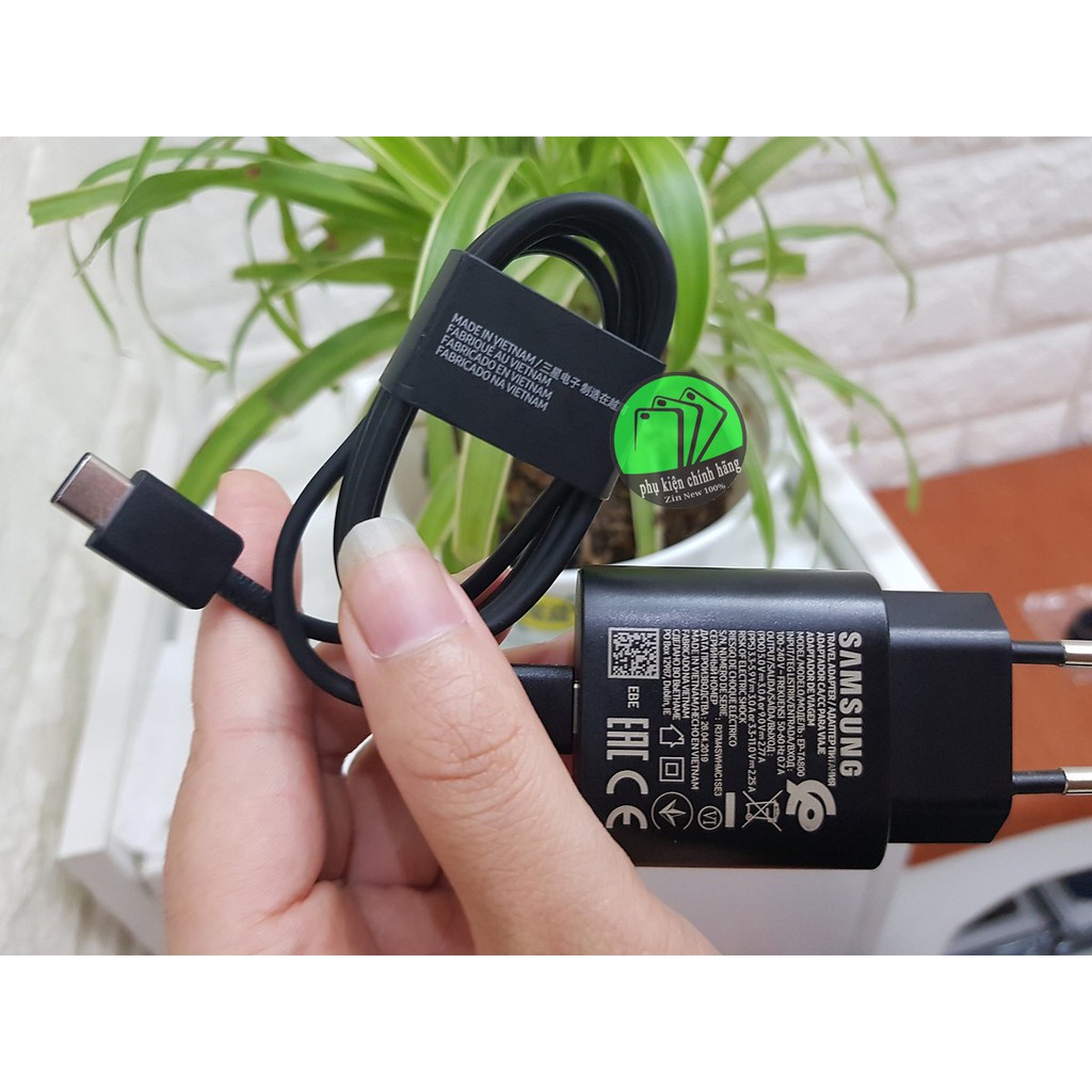 Củ 25W và Cáp sạc nhanh Type C-Type C Hàng chính hãng SAMSUNG VIỆT NAM