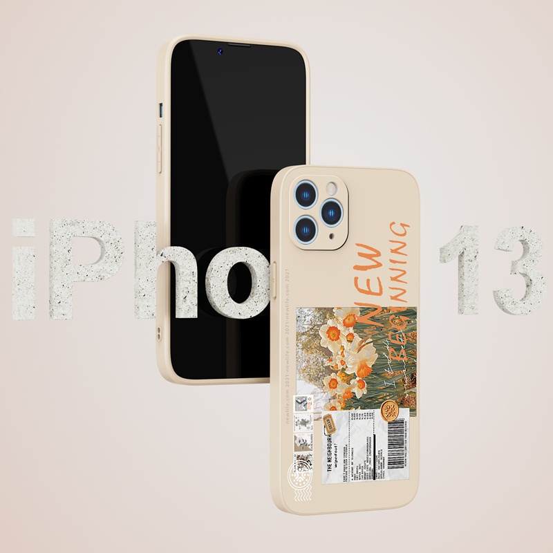 Suntaiho silicon mềm mẫu hình hoa cho iPhone 13 12 11 Pro Max X XR Xs Max 7 8 Plus