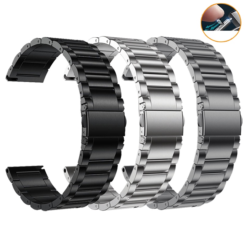 Dây Đeo Hợp Kim Titan 20mm 22mm Cho Đồng Hồ Thông Minh Samsung Galaxy Watch 3 4 Classic 5 5Pro