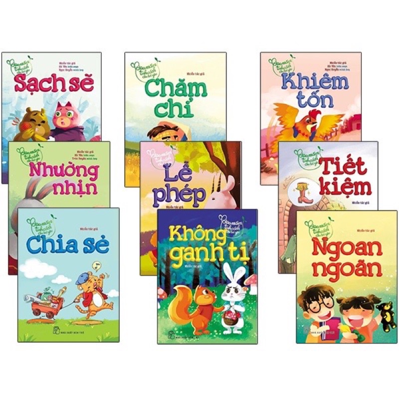 Sách Bộ Sách Gieo Mầm Tính Cách Cho Bé Yêu