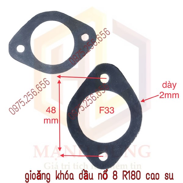 Gioăng khóa dầu 8 R180 cao su