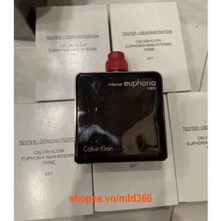 Nước hoa nam 100ml calvin klein euphoria for men intense tester edt hàng chính hãng