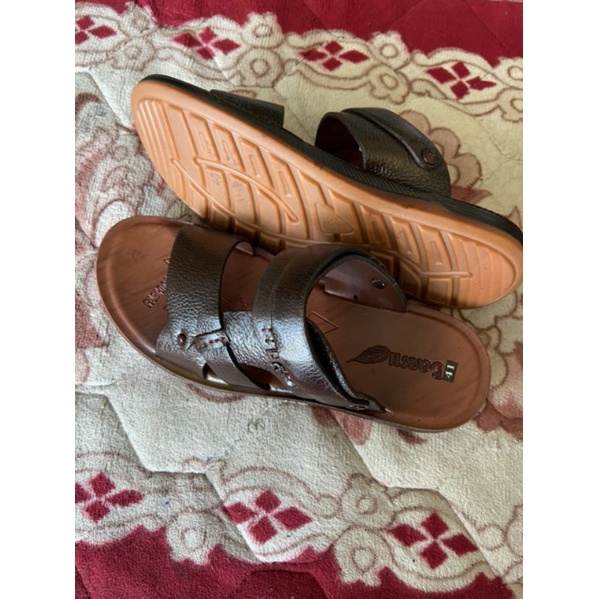 Dép công sở da bò loại xịn, đế kếp êm và bền